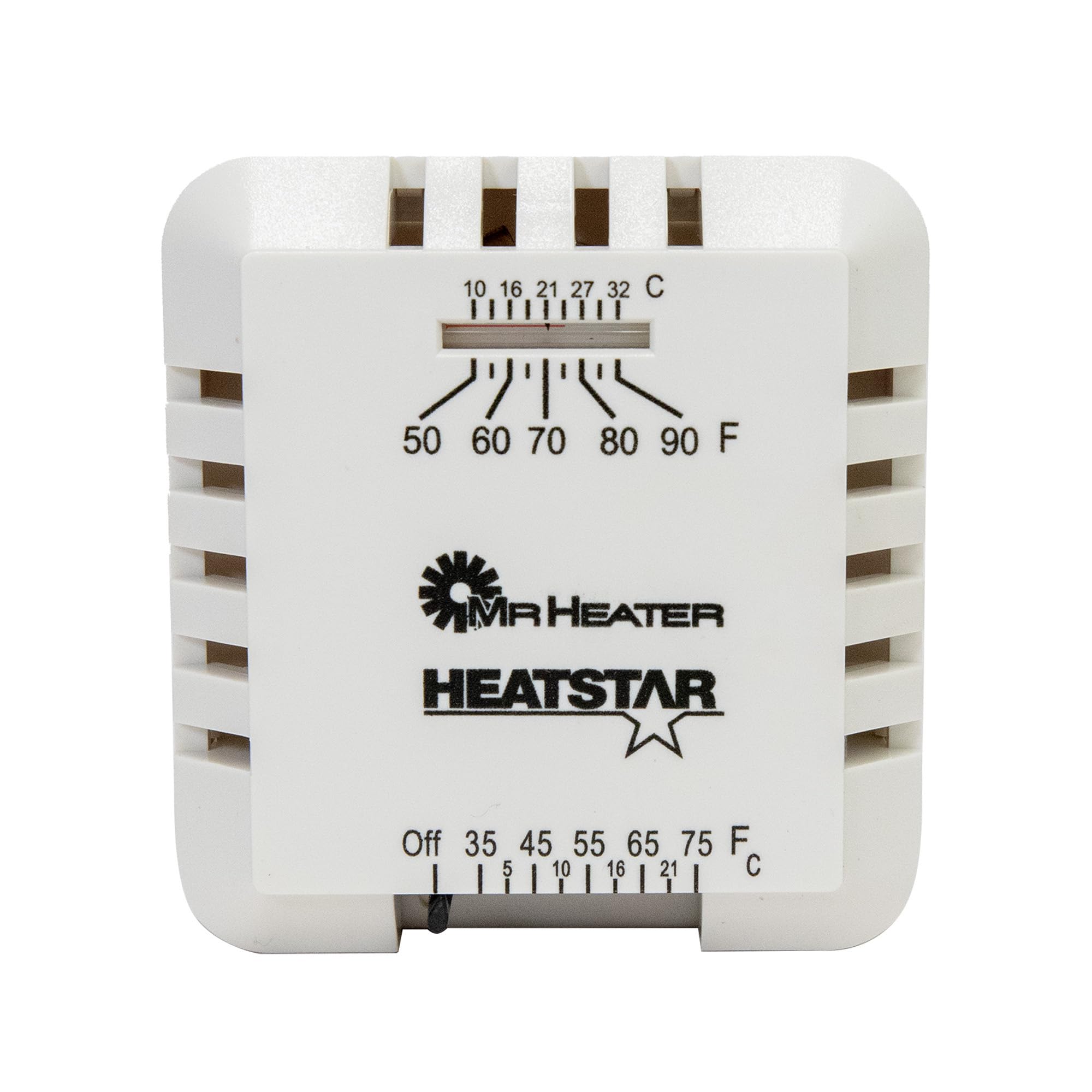 Mr. Heater thermostat programmable control panel for custom comfort schedules.