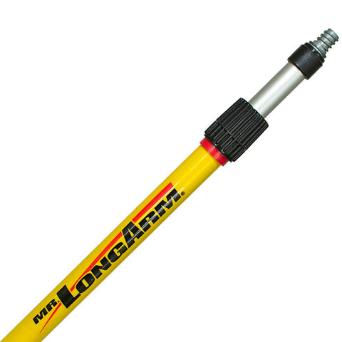 Mr. Long Arm 2408 fiberglass handle offers a comfortable grip for overhead tasks.