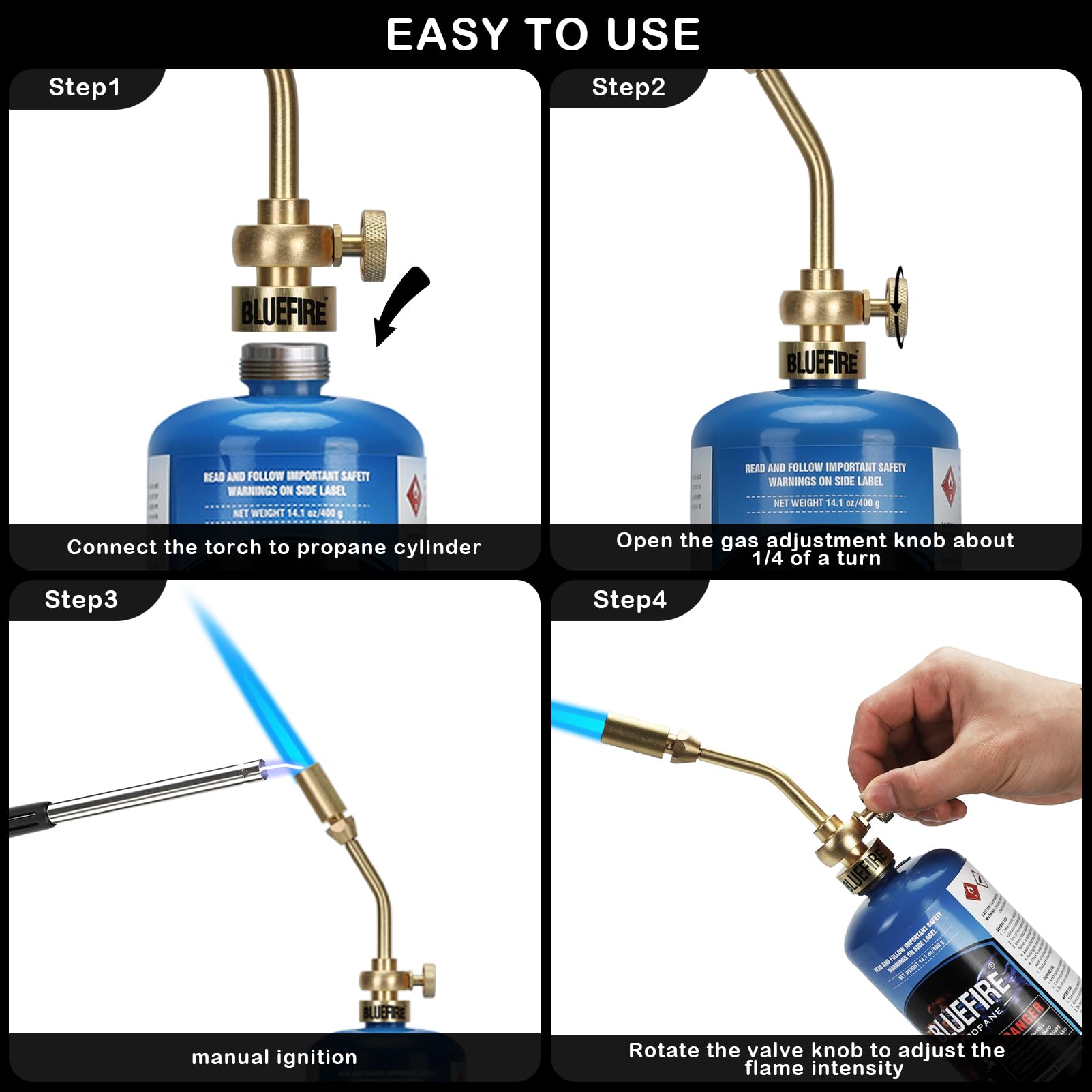MR. TORCH Bluefire precision flame ideal for delicate soldering and small brazing jobs