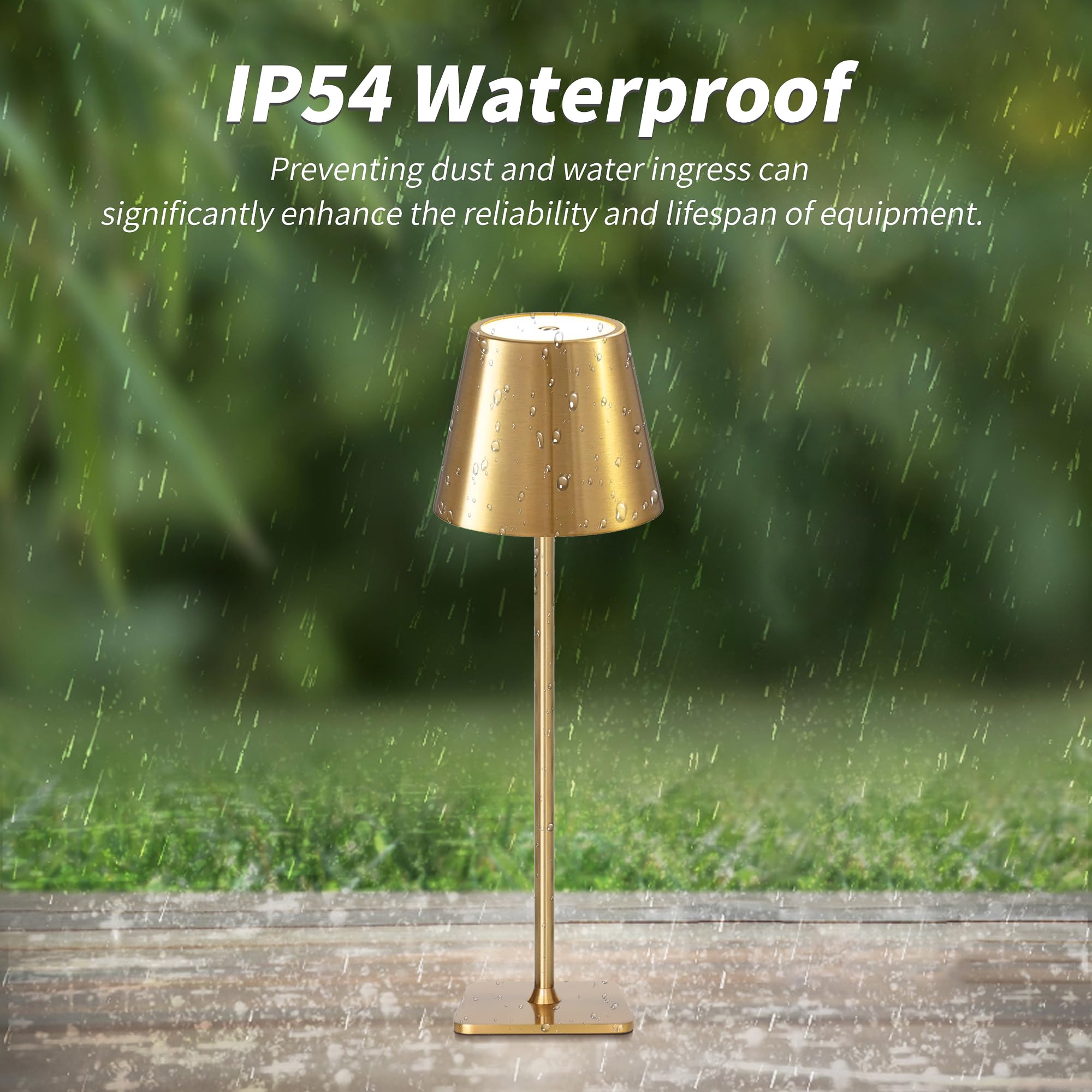 Mr. White adjustable-height lamp showing flexible positioning on tables