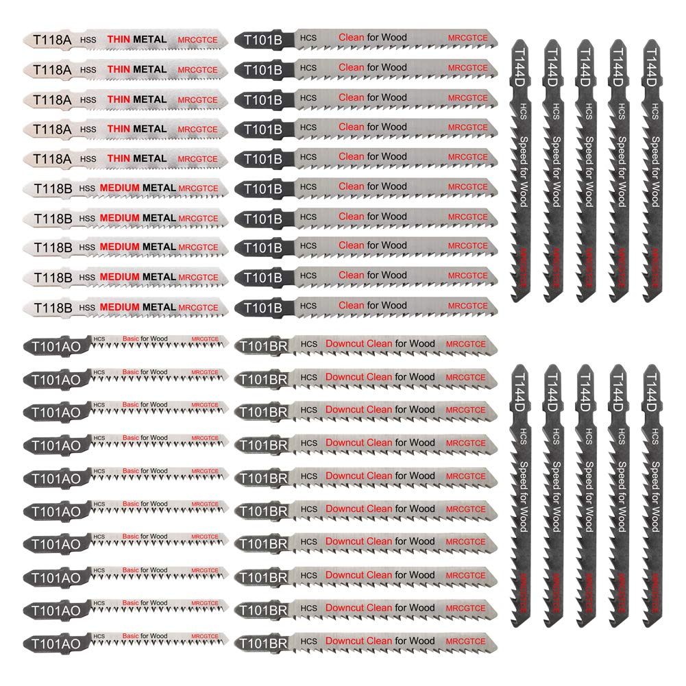 MRCGTCE 50-piece blades set in a durable storage case for easy access