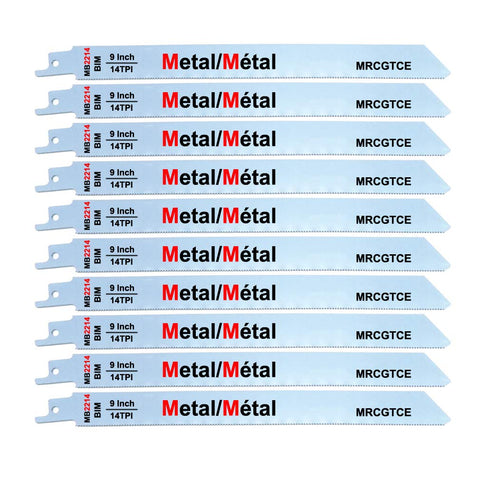MRCGTCE 9-inch metal cutting blade pack for durable straight cuts