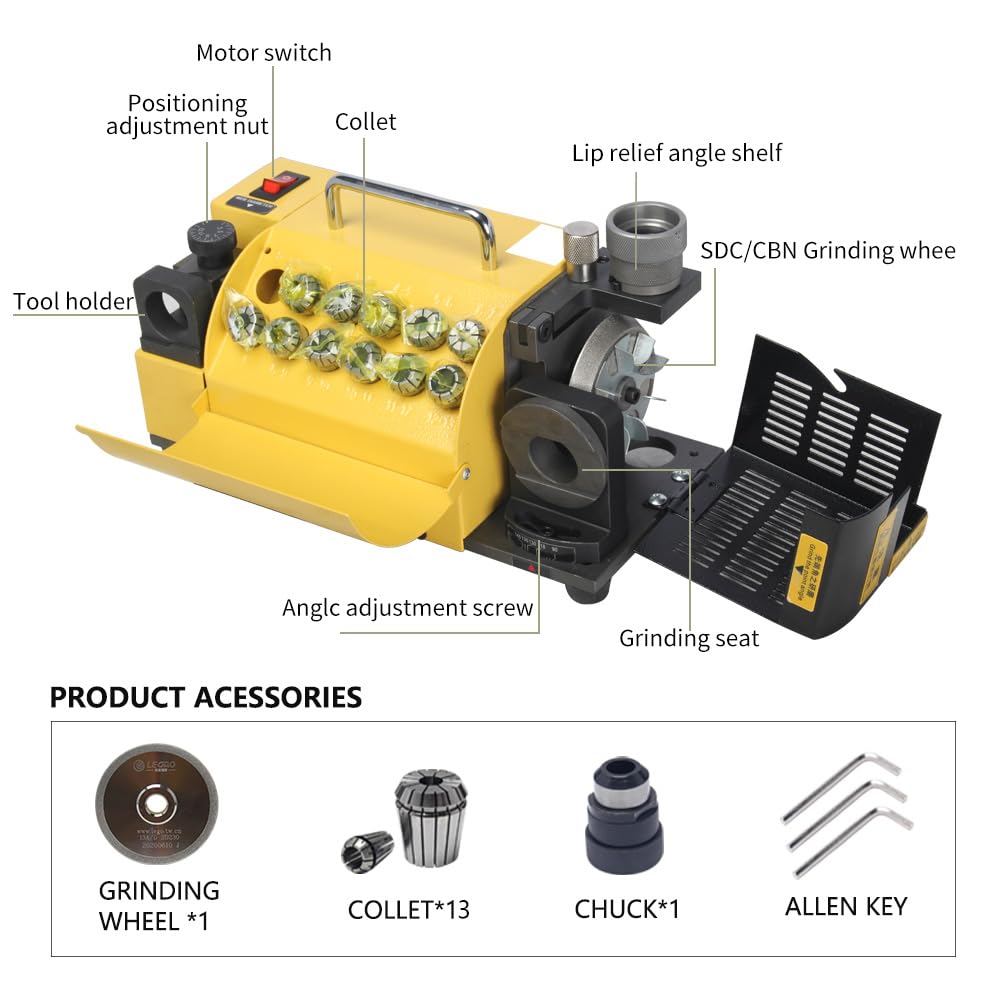 MRCM MR-13A with powerful DC motor for efficient grinding