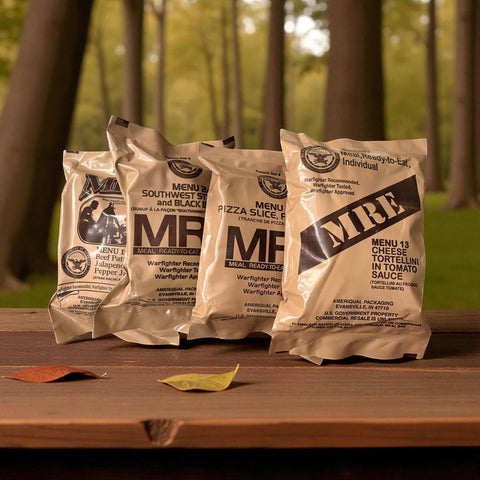 MRE 4 Pack long shelf life packaging designed for reliable disaster preparedness