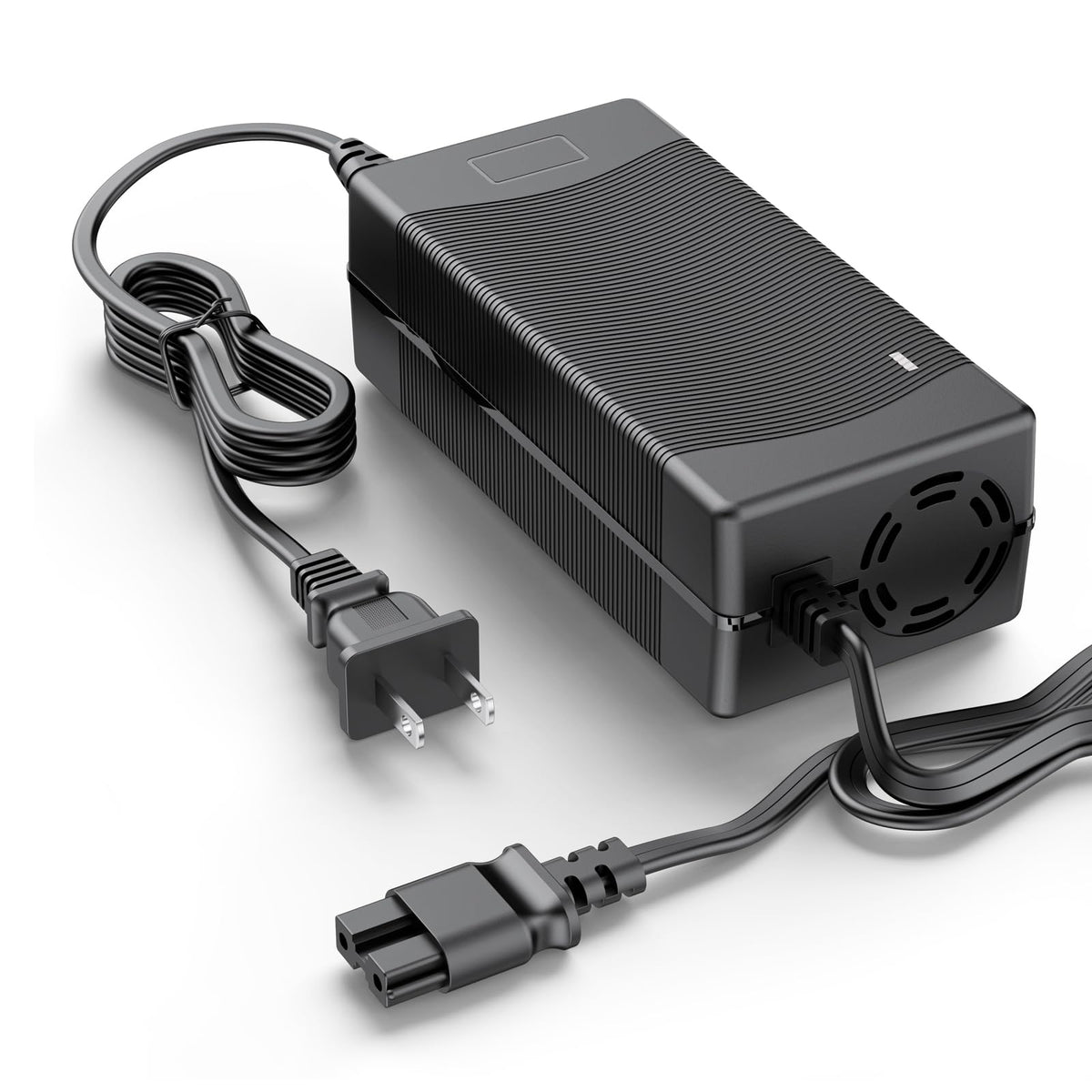 Mrgru N557514 replacement charger for DeWalt DCC020IB, front view for compatibility.