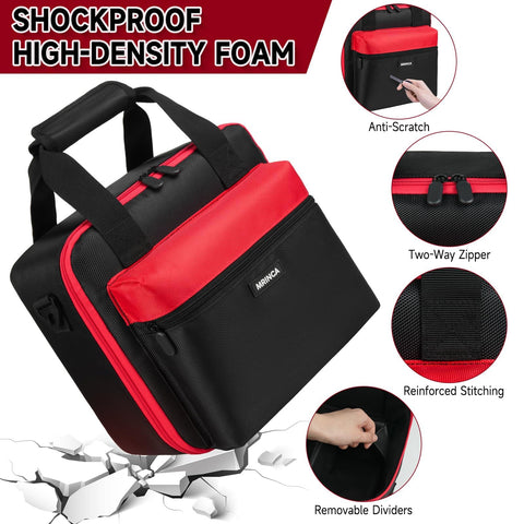 MRINCA case ergonomic handles enable easy transport on job sites