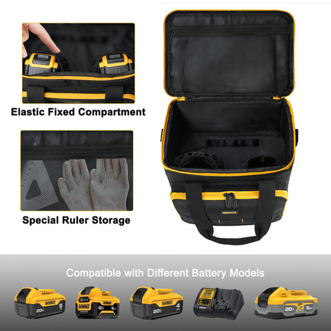 MRINCA tool bag dimensions-13x8-10in compact case fits a saw