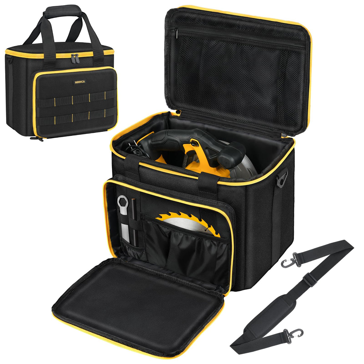 MRINCA tool bag exterior shows durable material for rugged job sites