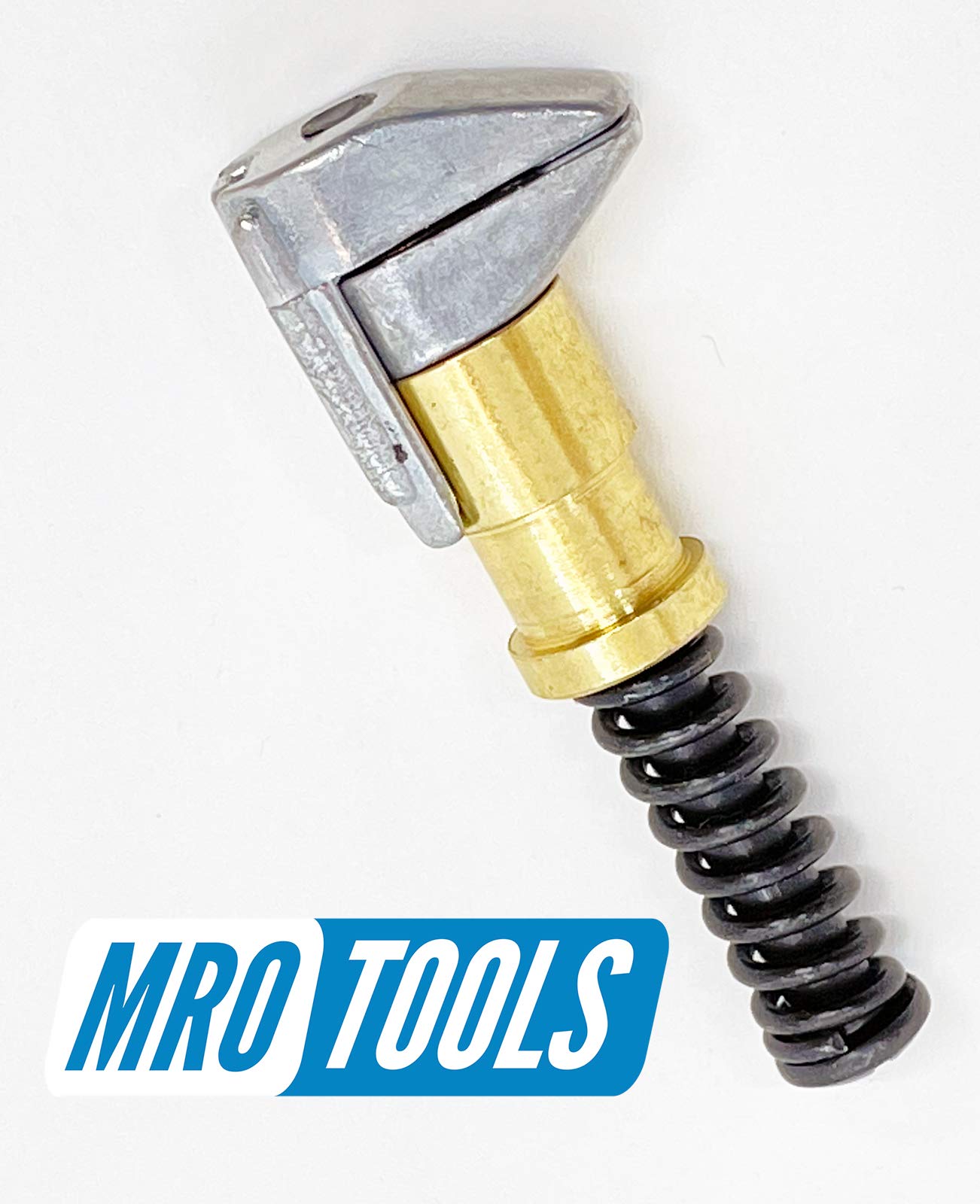 Close-up of Cleco fasteners in action.