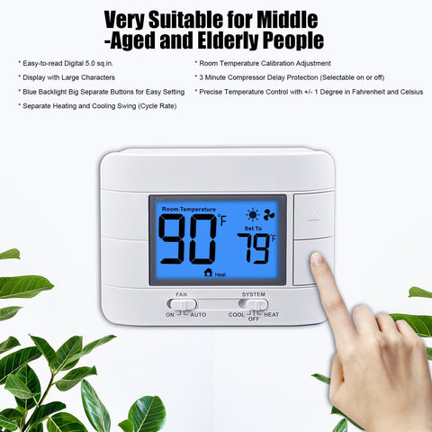 Mroinge compressor delay protection helps extend system life.