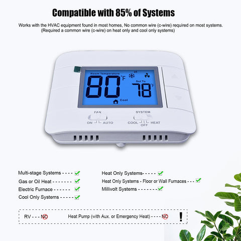 Mroinge thermostat temperature calibration provides accurate indoor climate control.