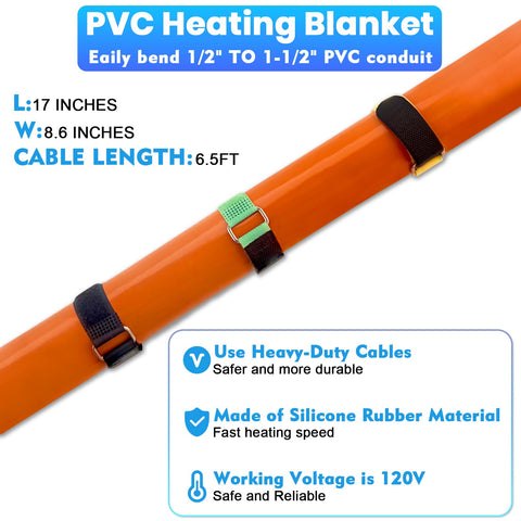 Mrolik heat blanket in easy-use bending workflow