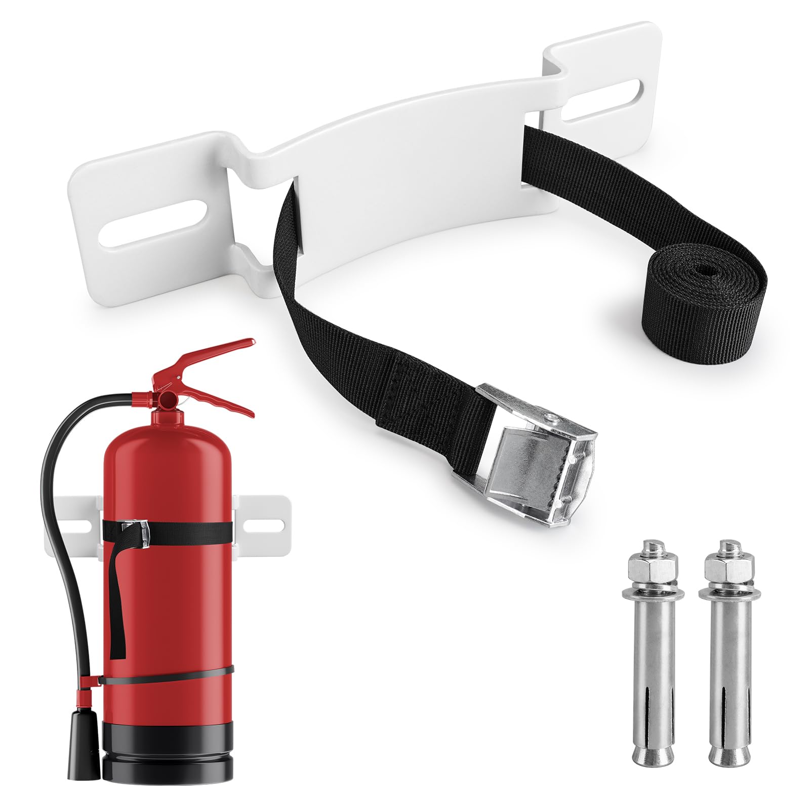 MROUDELUO propane tank bracket with wall mount and screws for quick setup