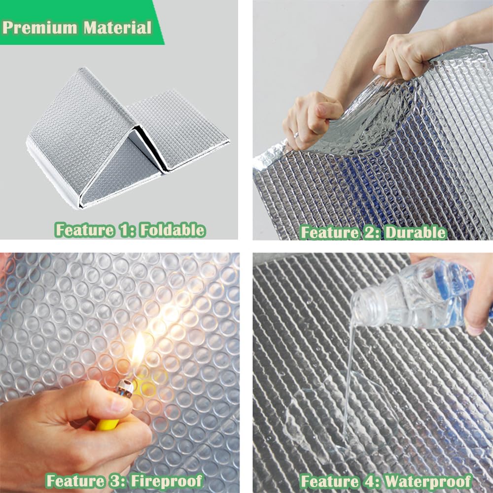 MRPAPA window insulation sheet for winter warmth and privacy.