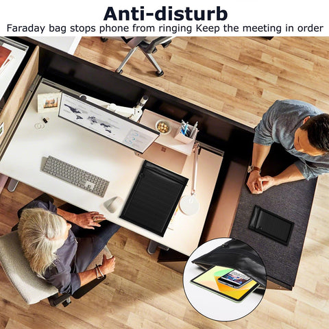MRRCYUR Folded Faraday bag box keeps gear safe during travel.