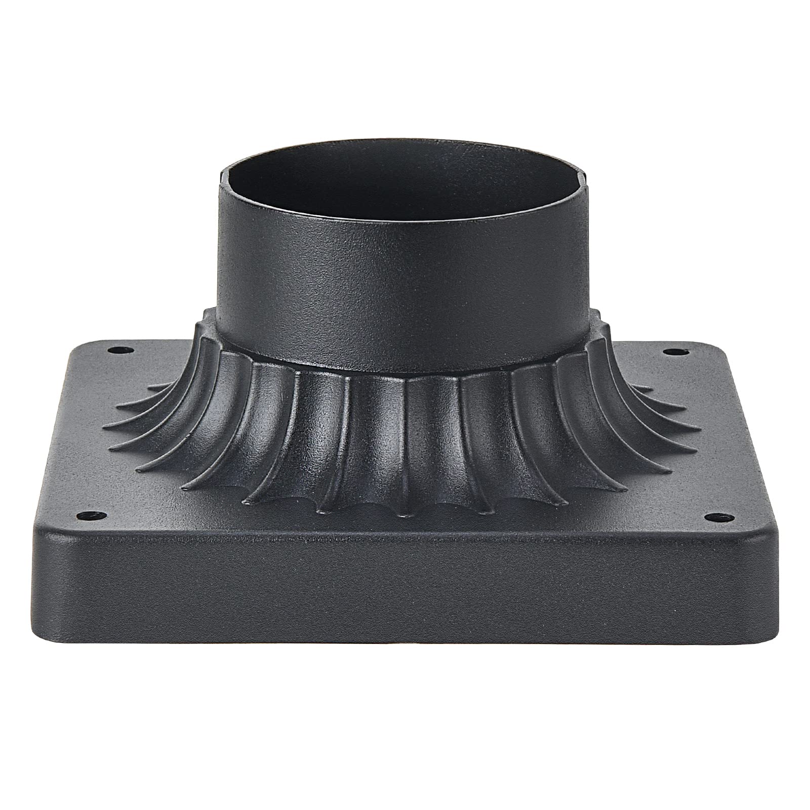 MrSconce pier mount base with hardware included for quick outdoor installation.