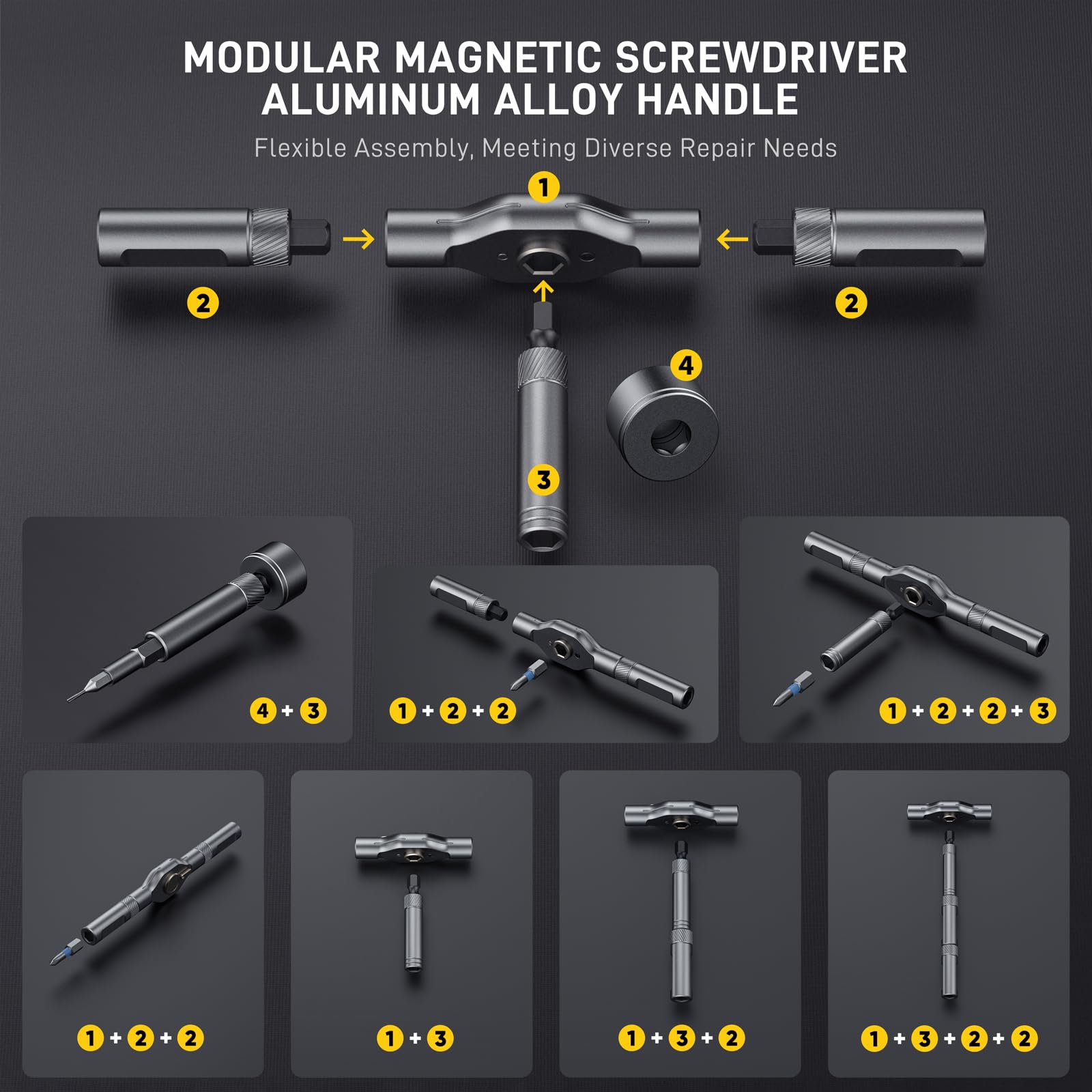 MrToNo 58-teeth ratchet enables smooth tightening in tight spaces
