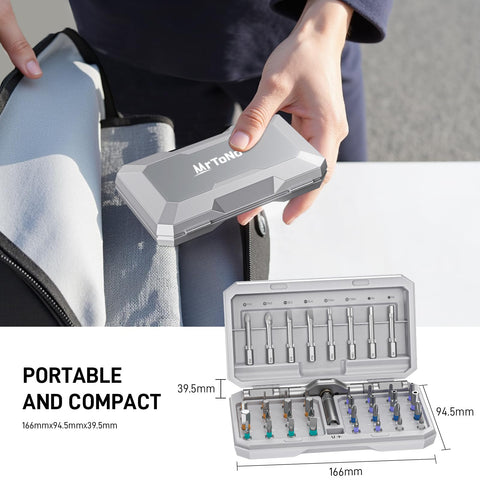 MrToNo versatile tool set supports home repairs, furniture assembly, and electronics work.