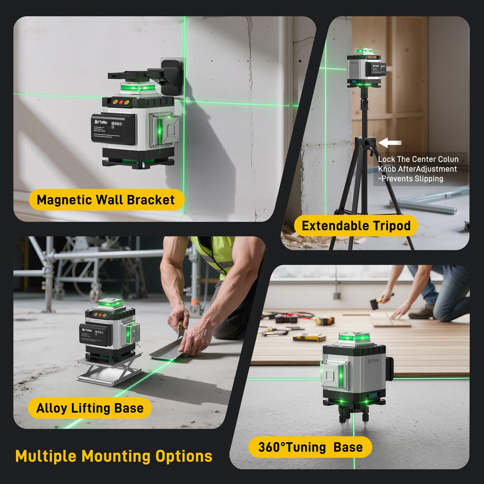 MrToNo self-leveling auto-alignment speeds setup.