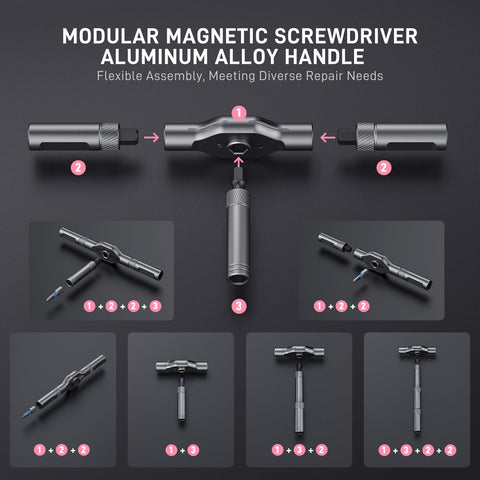 MrToNo magnetic bits close-up emphasize secure screw holding.