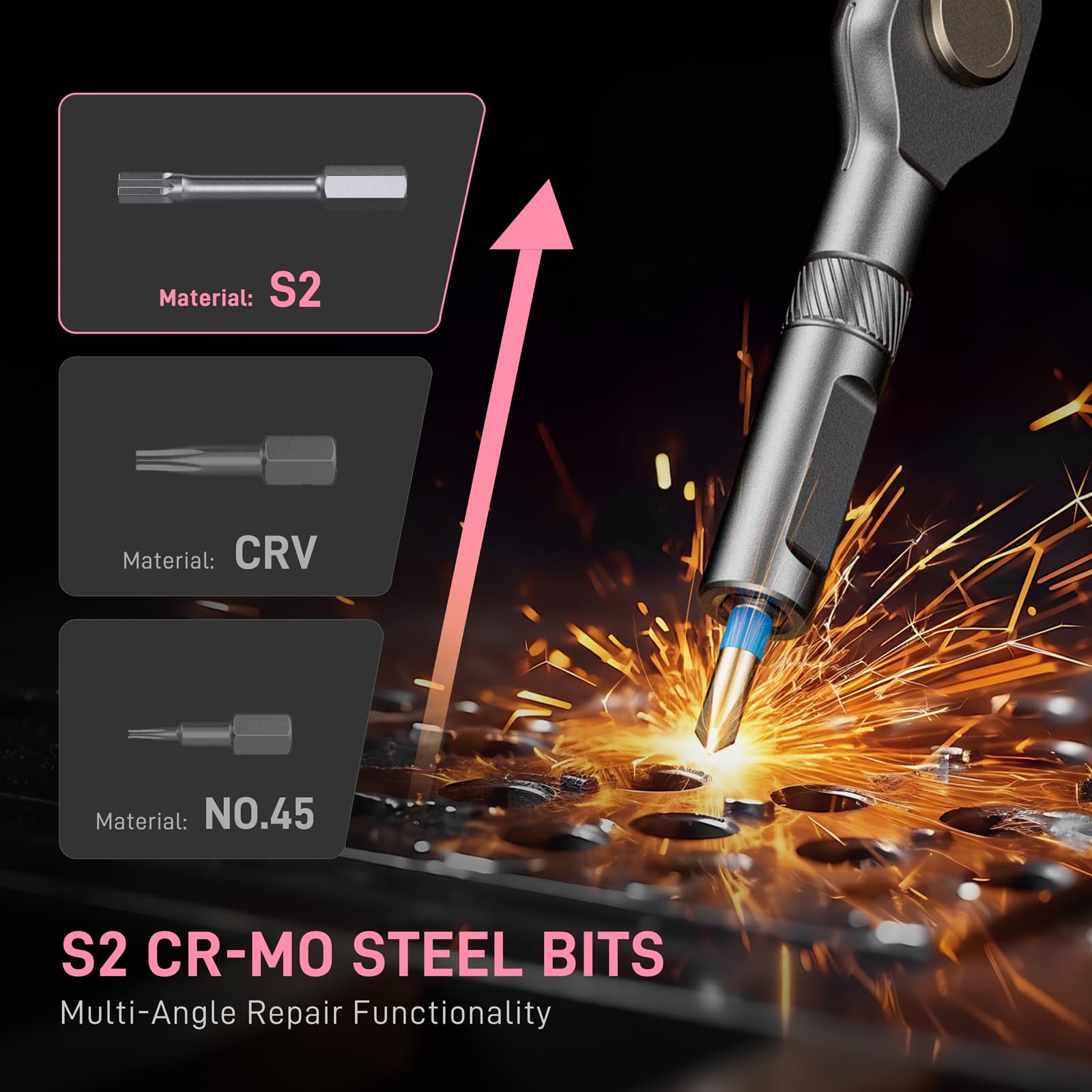 MrToNo T-handle ratchet close-up shows ergonomic grip and versatility.