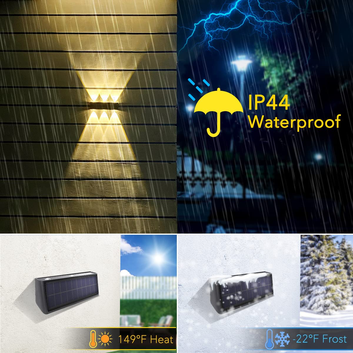 Mrzxy versatile exterior lighting for signs yards or terraces.