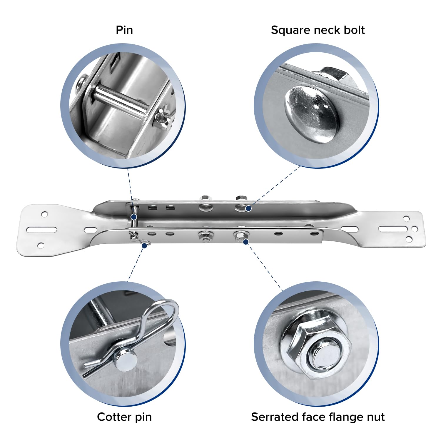 MS.GD Magisale zinc plated carbon steel bracket resists rust for long lasting durability