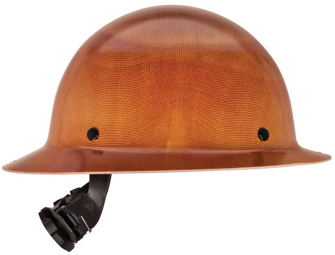 MSA cap-style hard hat suspension side view with glove-friendly adjustments