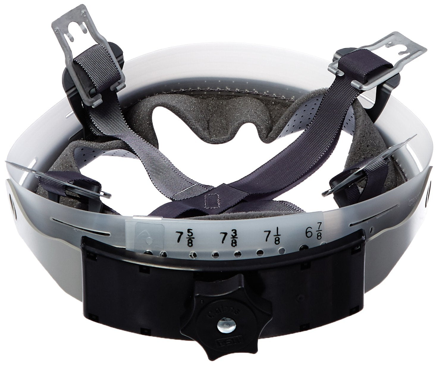 MSA hard hat suspension strap enables quick, secure attachment on busy job sites.