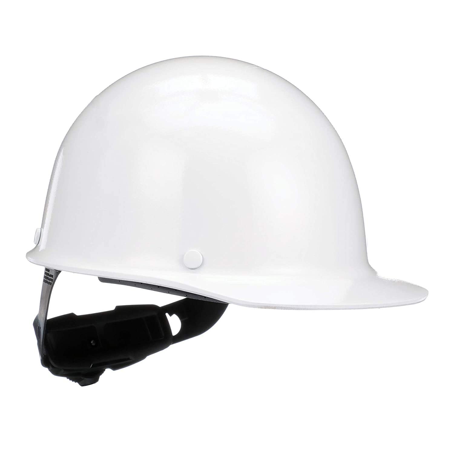 MSA Skullgard cap-style helmet in white showcasing cap design and high-heat protection.