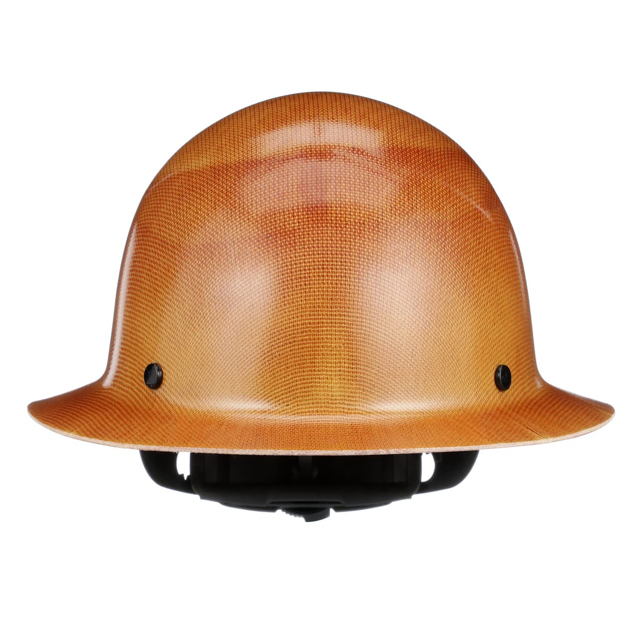 MSA Skullgard full-brim helmet front view for high heat protection