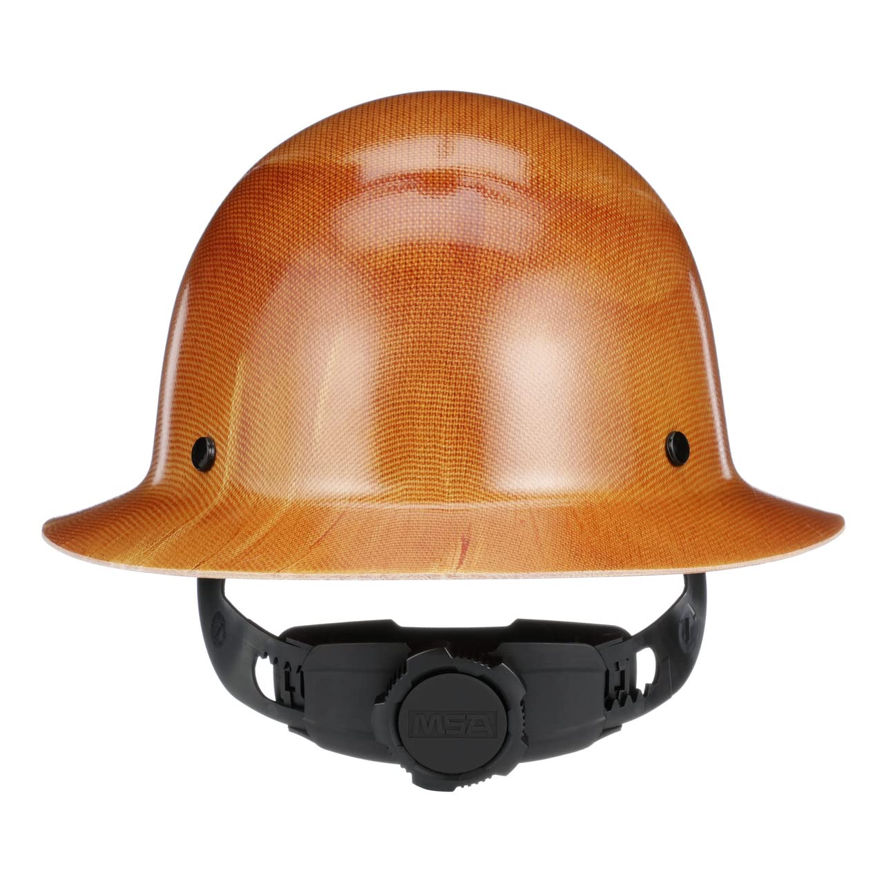 MSA Skullgard full-brim helmet side view show left profile and fit