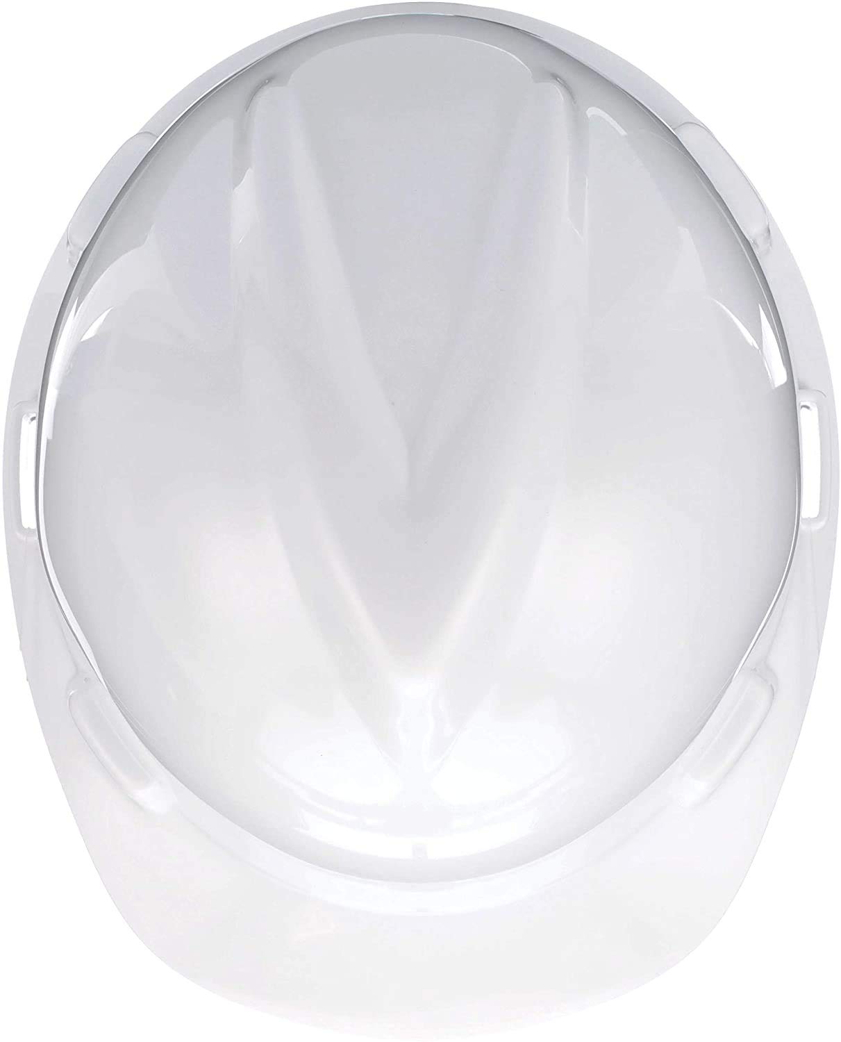 MSA V-Gard cap white version ready for job site use and branding.