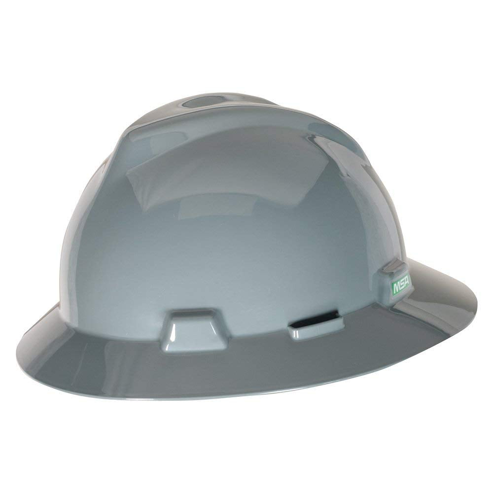 MSA V-Gard accessory-slots image shows easy compatibility with shields, shades, and lamps.