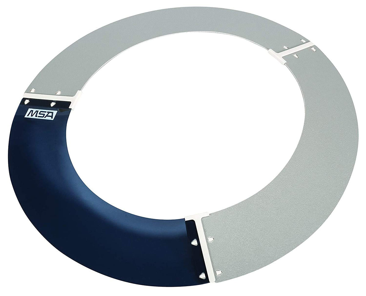 MSA V-Gard Sun Shield clip attachment offers quick shade on helmets