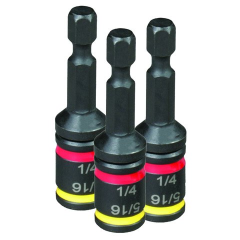 MSHC magnetized hex tips secure fasteners and are easy to clean.