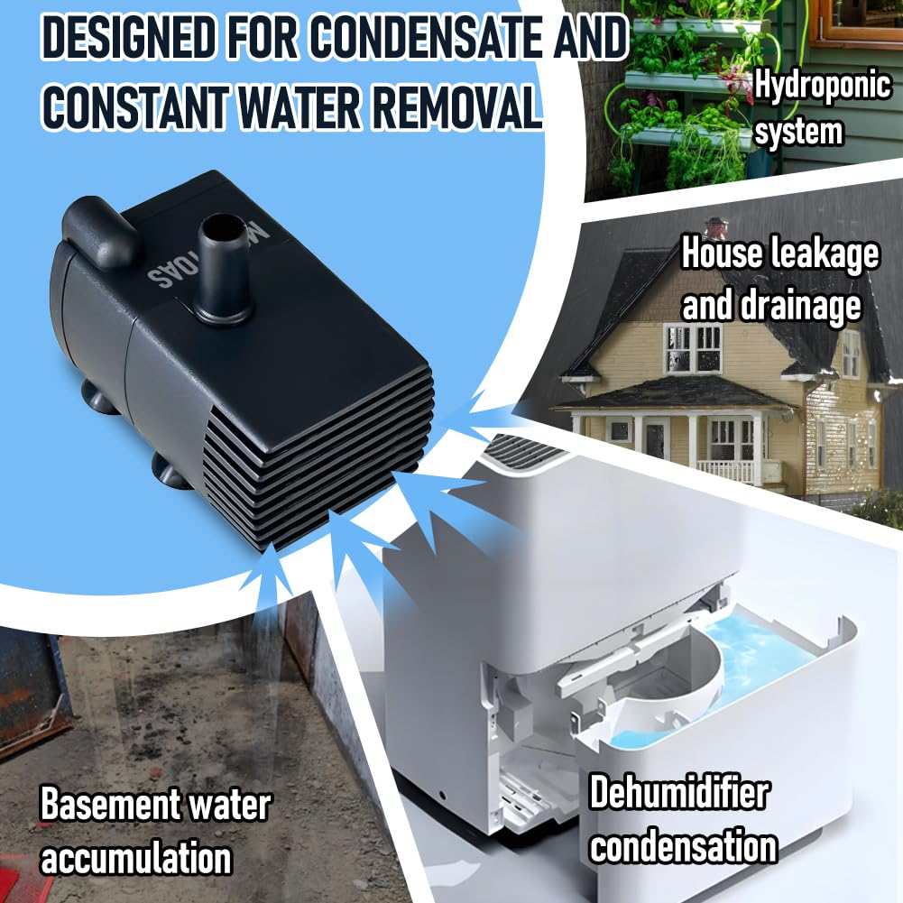 MSKOTOAS 6-foot tubing included for versatile dehumidifier and AC setups