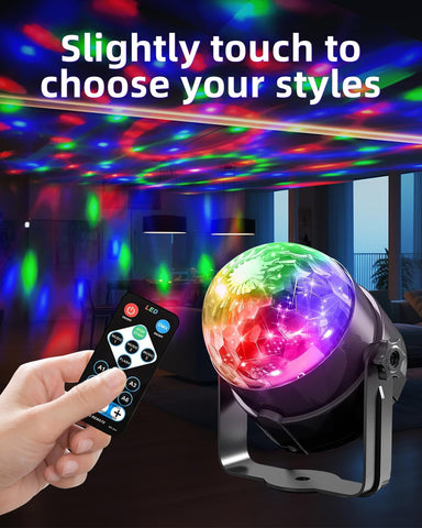 Multi-mode lighting effects creating synchronized color shifts to music