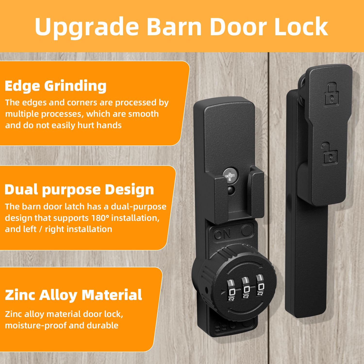 Close-up of MSR X6 3-digit password dial for keyless access