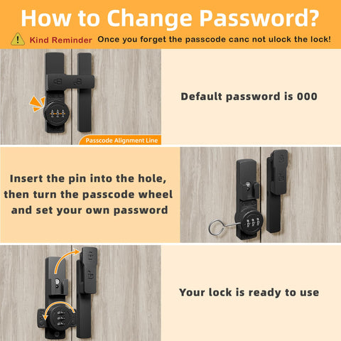 MSR X6 lock in yard setting suitable for barn, gate, or shed entry