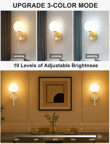 MSTETO three color modes—Warm Natural White—for flexible ambiance.
