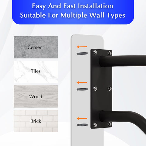MSUMPTU ergonomic 45-degree-angle rail supports smooth climbs