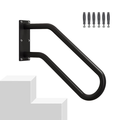 MSUMPTU hand rail for outdoor steps offers secure grip on uneven entrances