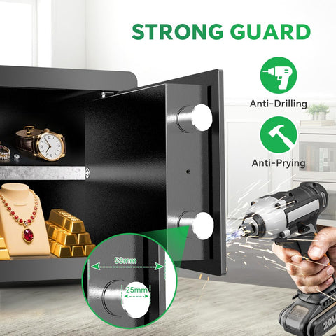 MSYCOST safe box loud alarm siren deters intruders
