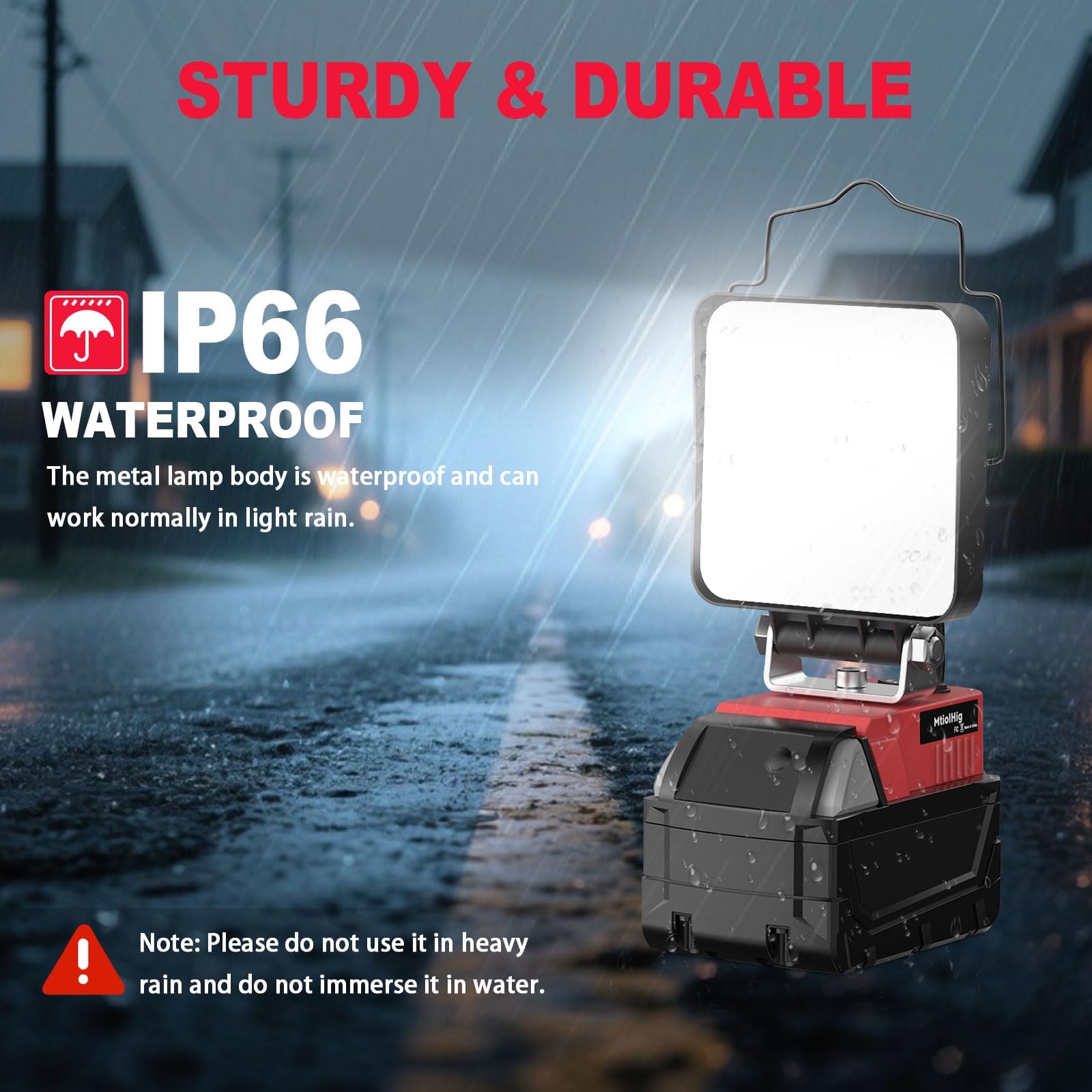 MtiolHig 18V battery-compatible cordless setup for mobility.
