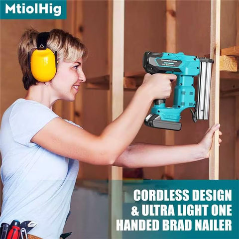 MtiolHig tool-free jam release for quick nail clearing