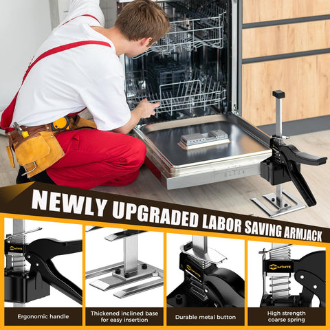 Mtnte heavy-duty 45# steel base provides stable lift support