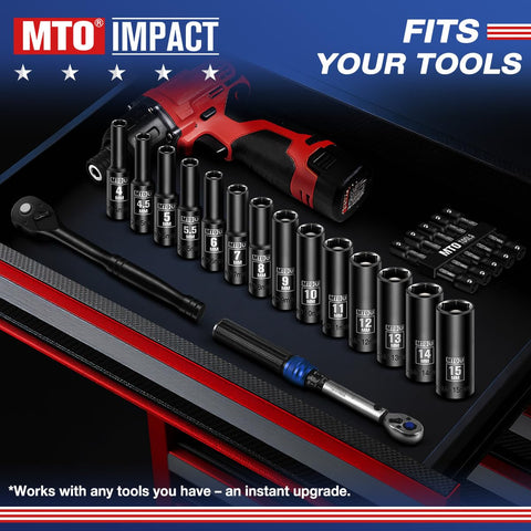 MTO EVA foam tray provides shock-absorbing protection and organized storage.