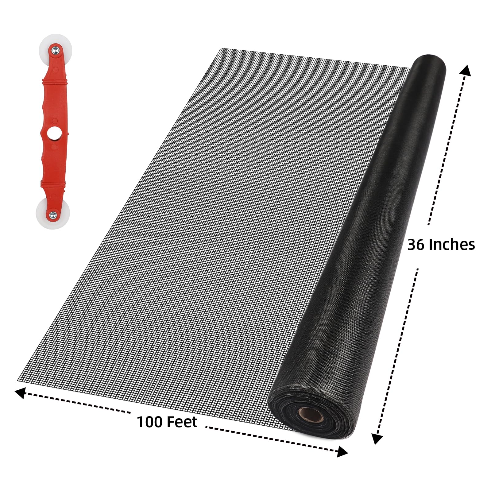 MTOUOCK easy-cut screen mesh for door screens