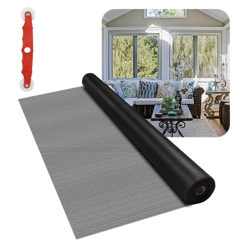 MTOUOCK fiberglass window screen roll 36x100 for durable window replacement
